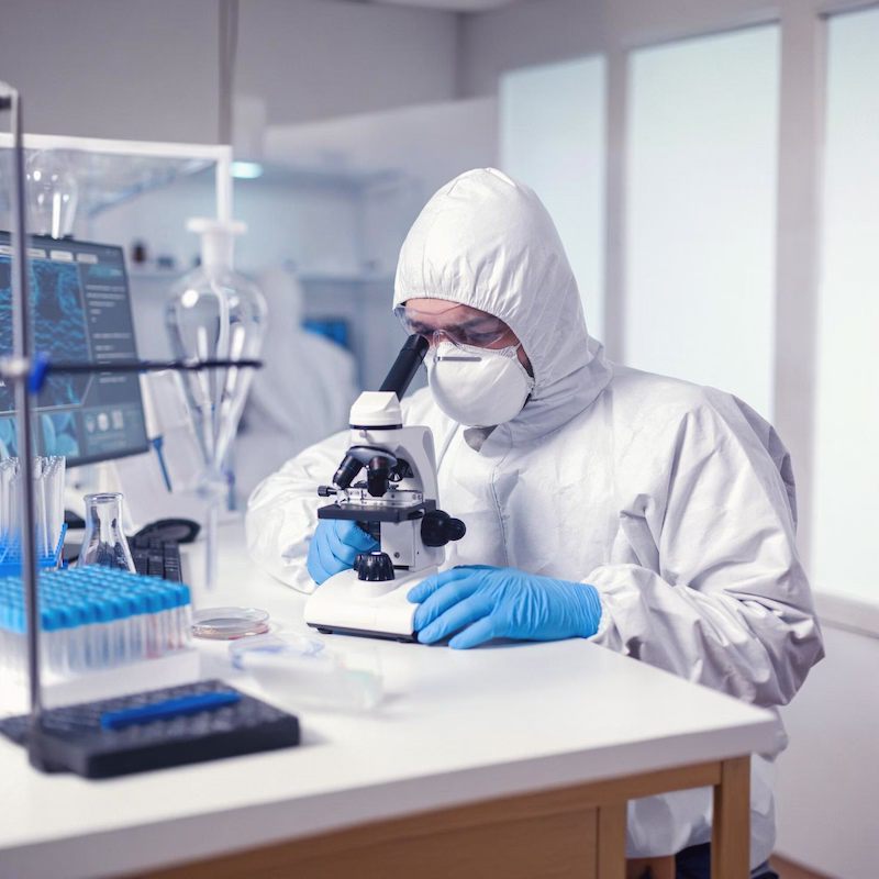 Accredited third-party laboratory analysis of post-remediation air samples